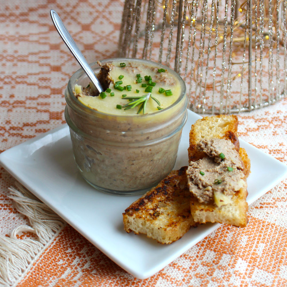 Vegetarian Mushroom and chestnuts pâté 